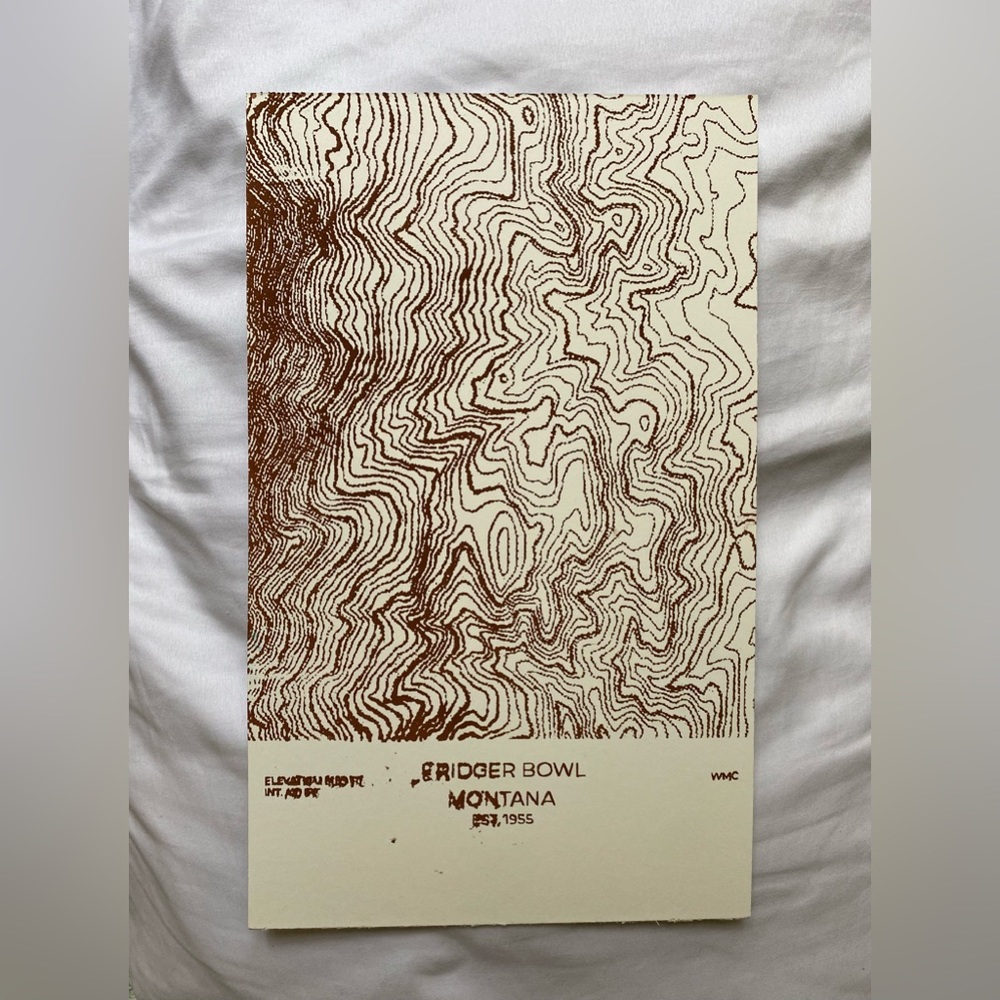 Topographic map of Bridger Bowl